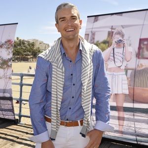 Splendid x Gray Malin Nantucket Embroidered Umbrella Shirt